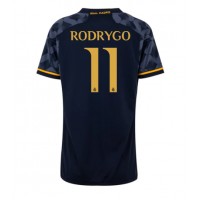 Real Madrid Rodrygo Goes #11 Bortedrakt Dame 2023-24 Kortermet